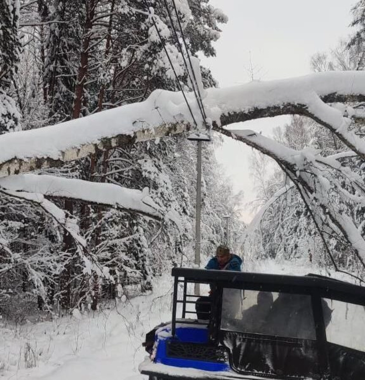 В Ярославской области энергетики устраняют локальные последствия снегопада