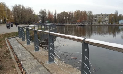 В Ярославле на «Очках» установили тросовое ограждение