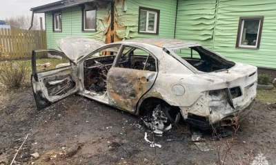 Под Ярославлем из-за поджога автомобиля едва не сгорел дом