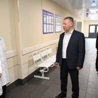 Михаил Евраев оценил готовность поликлиники на улице Гоголя