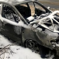 В Ярославской области сгорела машина