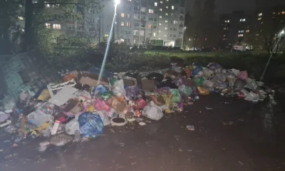 В Ярославле жители устроили мусорный &laquo;монблан&raquo; на месте убранных контейнеров