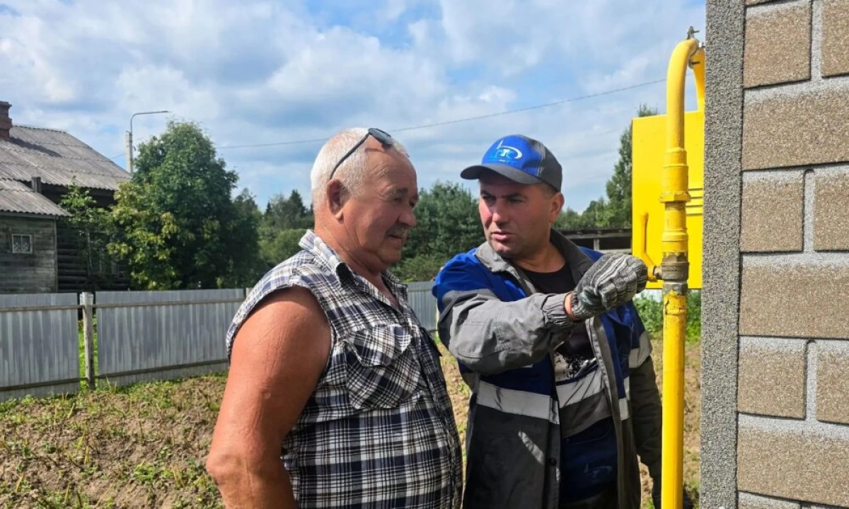 Дома в рыбинском поселке Шашково начали подключать к газовым сетям