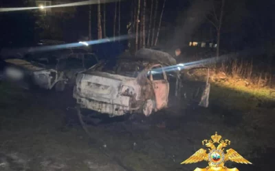 В Ярославской области нарушитель из мести сжег автомобиль сотрудника ДПС