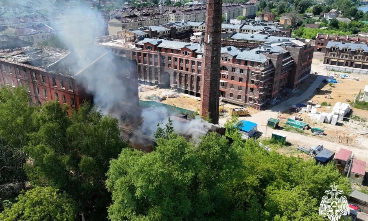 В Ярославле вновь горела бывшая паровая мельница