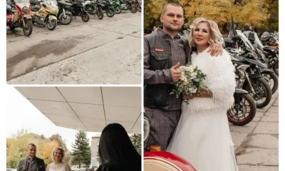 В Ярославской области состоялась байкерская свадьба