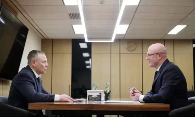 Дмитрий Чернышенко провел рабочую встречу с Михаилом Евраевым