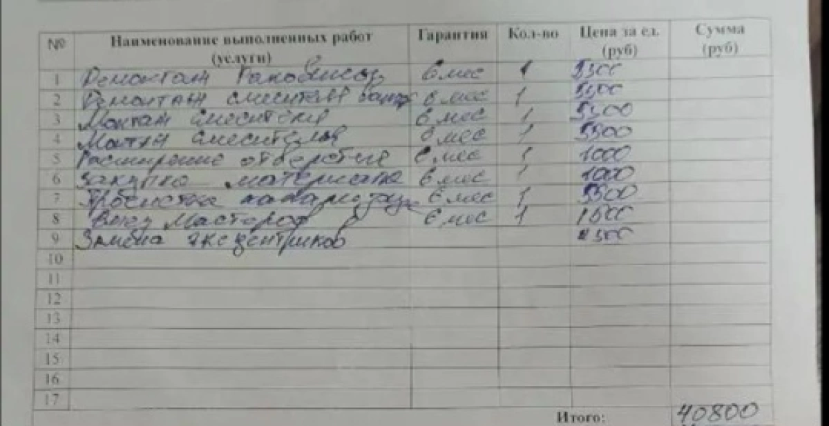 В Ярославле сантехник по объявлению в подъезде выставил астрономический счет