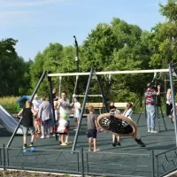 Новую детско-спортивную площадку открыли в переславском селе
