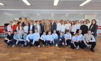 Олимпийский призёр Илья Буров встретился с учениками и поделился секретами успеха